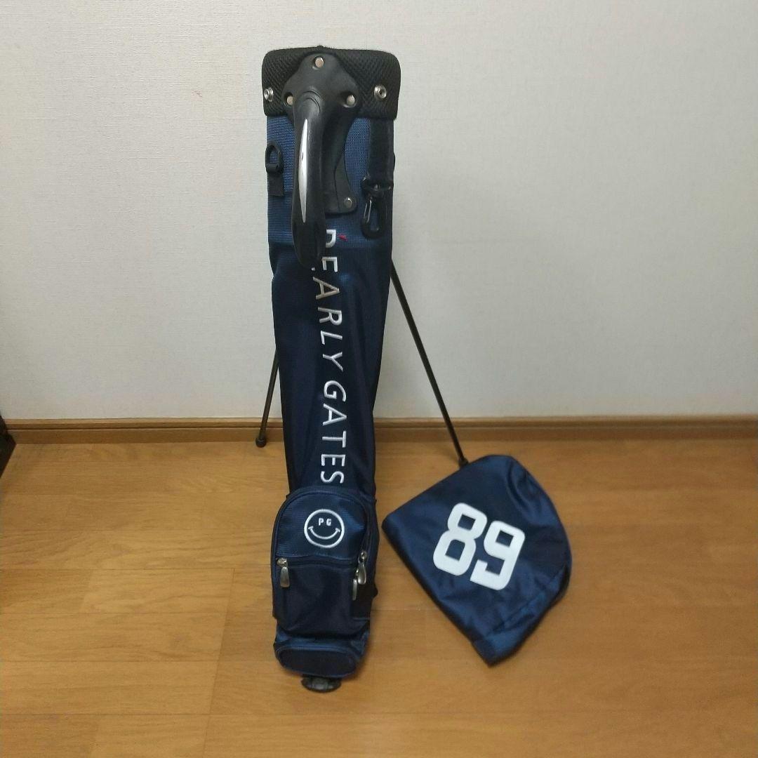 PEARLY GATES スタンドゴルフバッグ ★ネイビー★ 美品★