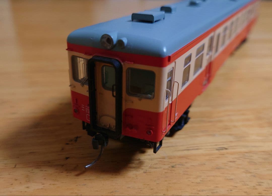 トラムウェイ キハ20 動力付き DT22 初期型 朱クリーム