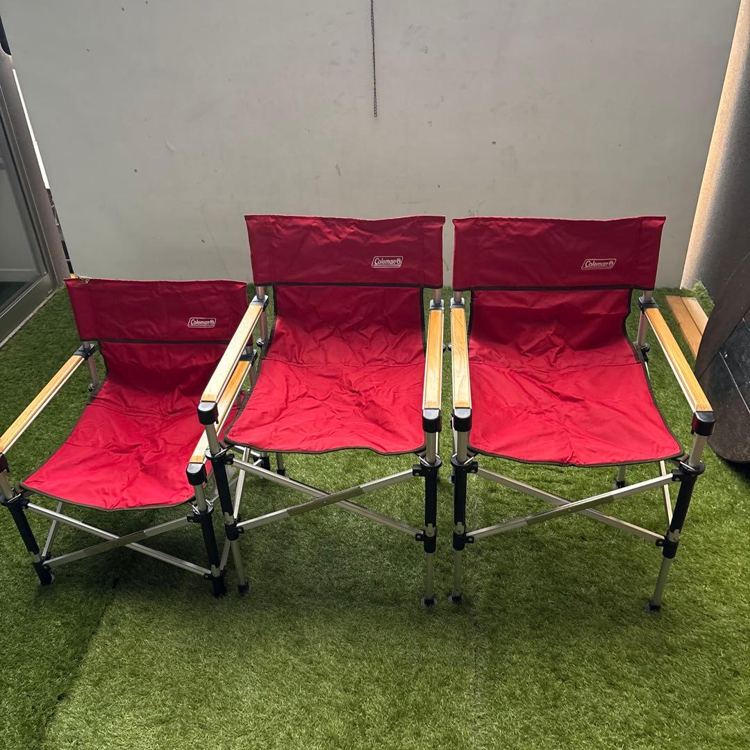 土日限定価格！コールマン　ツーウェイキャプテンチェア3脚セット
