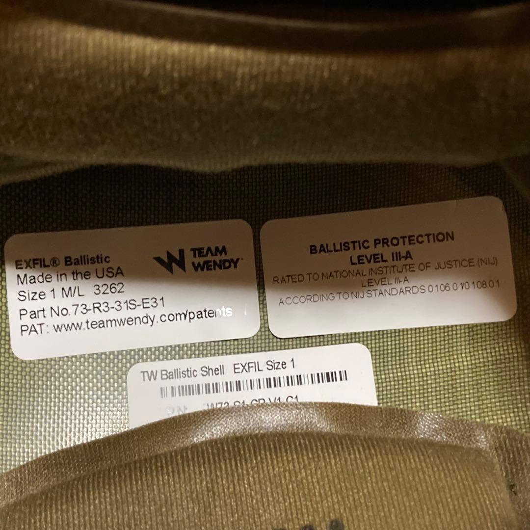 へ*む様 Team Wendy EXFIL Ballistic Size 1 M