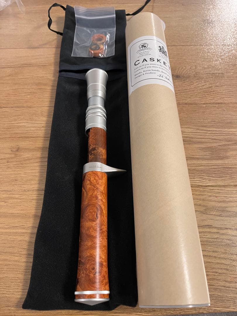 2月28日まで　カスケット　ベゼルグリップ　トリガー　花梨極上