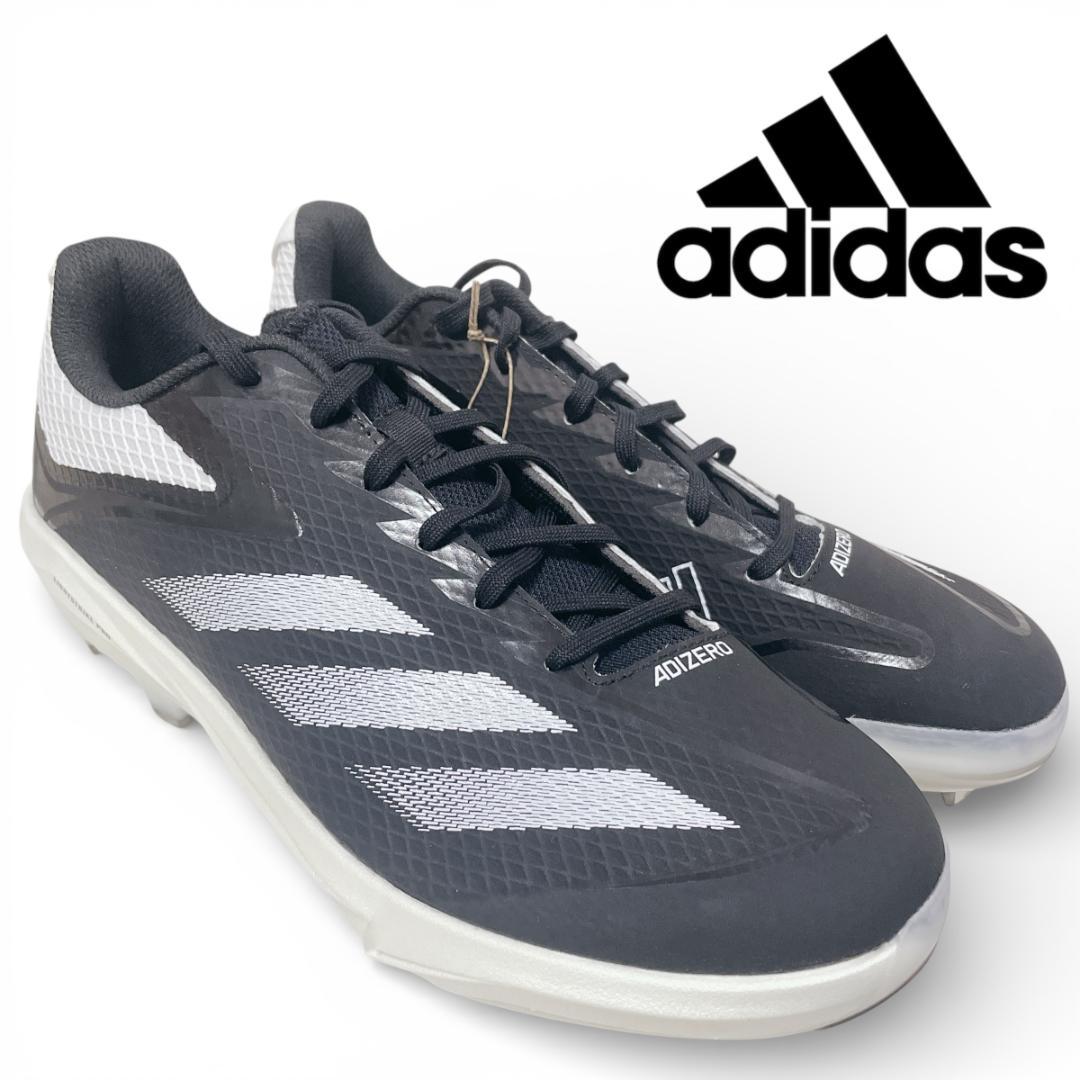 【新品未使用 28.5cm】アディダス 野球スパイク アディゼロ adidas