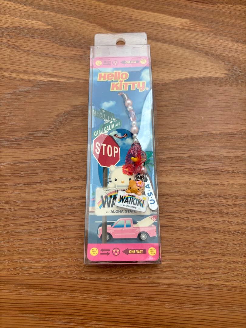 ハローキティ　ご当地ストラップ　ハワイ　ワイキキ