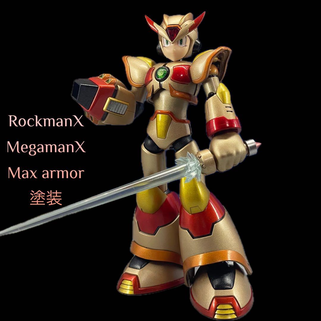 コトブキヤ　ロックマンx 塗装　プラモ　模型　フィギュア　megaman
