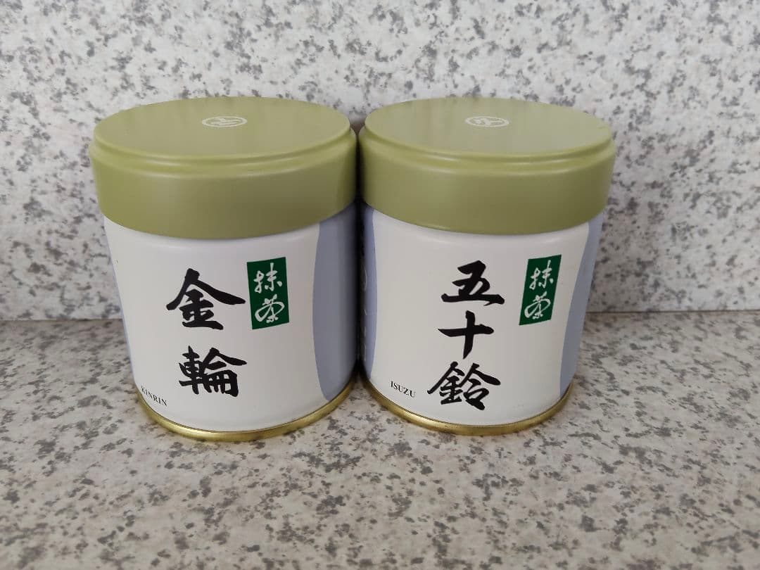 【説明欄必読】宇治 丸久小山園 抹茶 金輪40g缶 五十鈴40g缶【転売禁止】