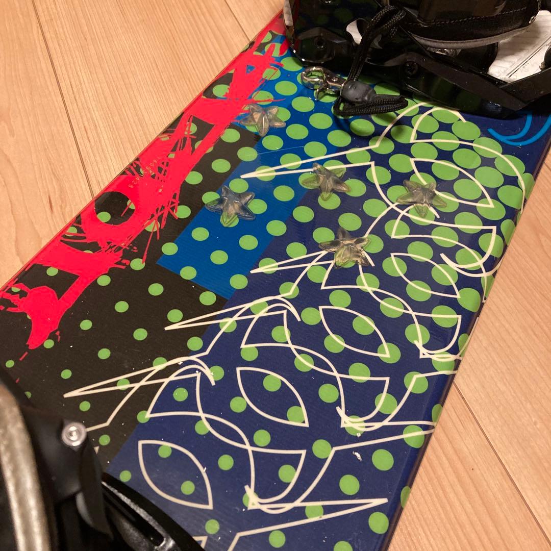 JOYRIDE 140cm K2 S ビンディング スノーボードセット 子供用