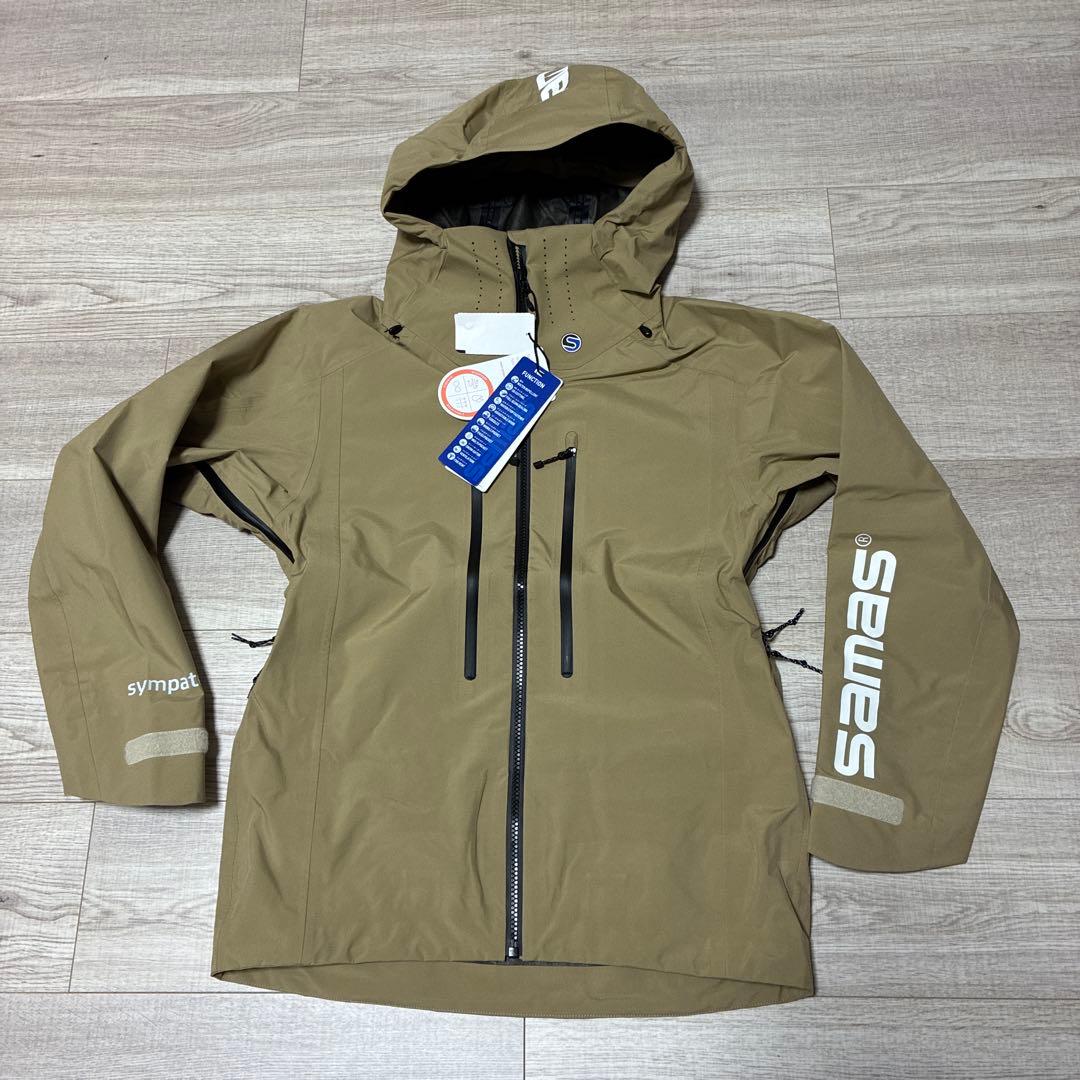 未使用 サマス SAMAS スキーウェア スノボウェア ジャケットM ベージュ