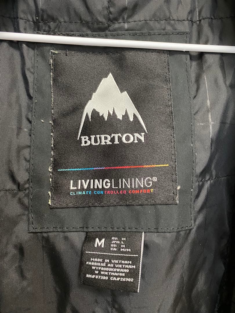 BURTON メンズ M ダンモア ジャケット ブラック