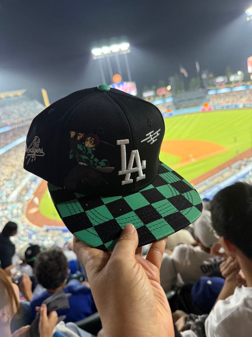 ロサンゼルス・ドジャース アニメキャップ（鬼滅の刃・demon slayer)