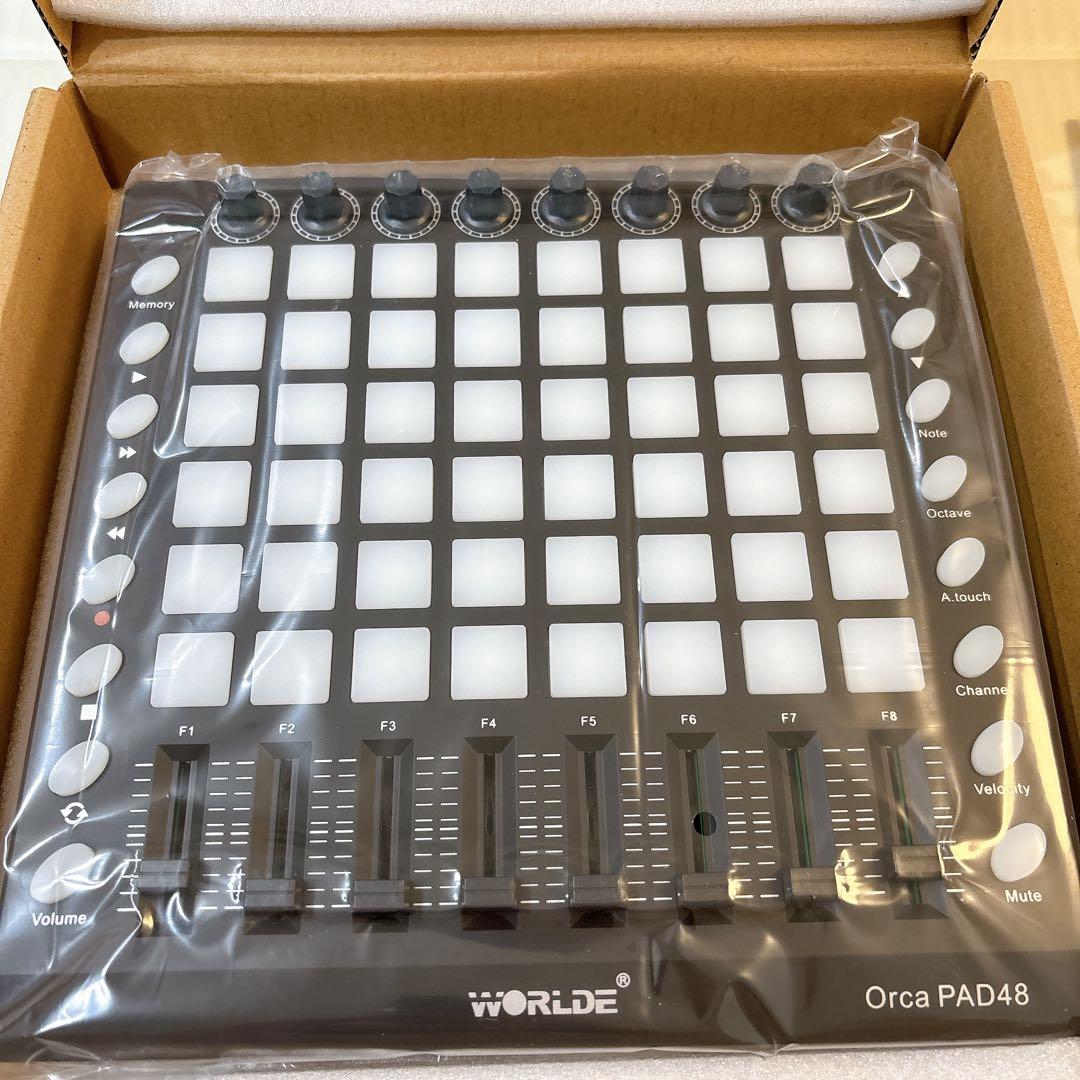 worlde orca pad48 MIDI コントローラ キーボード パッド