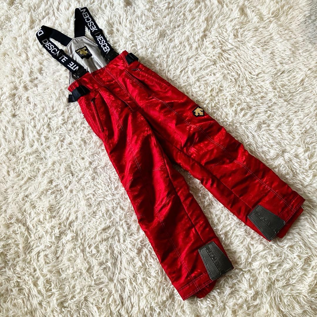 #3L✨DESCENTE✨スキーウェア 上下セット メンズS 90s レトロ