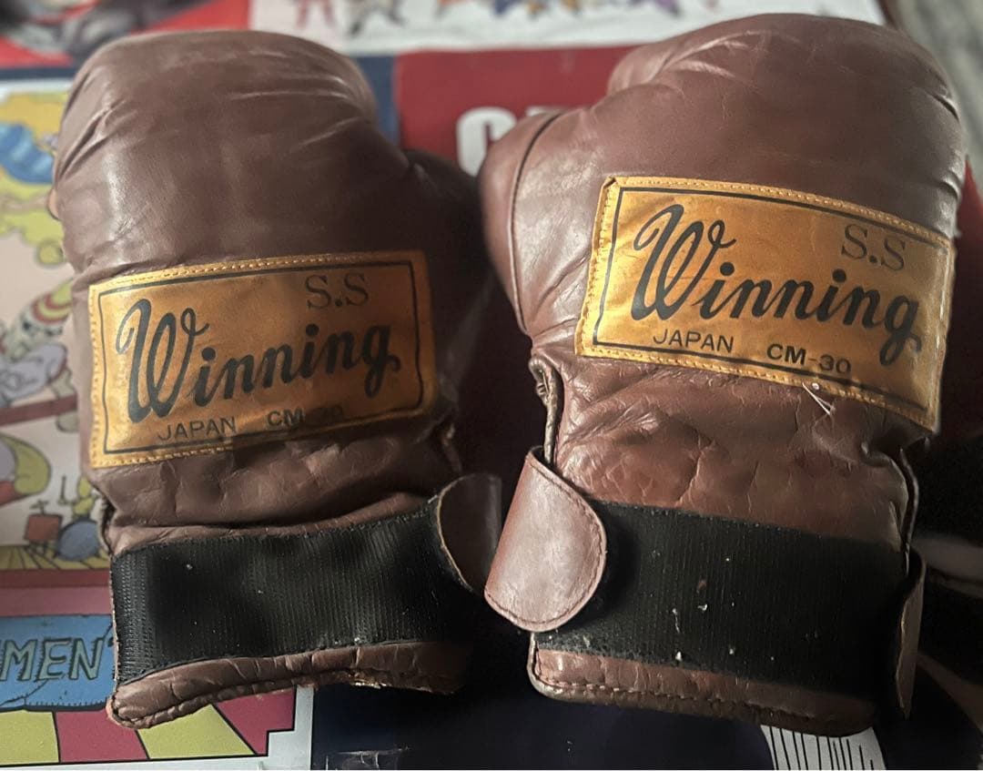 【激レア】ウイニング　グローブ　旧ロゴ　茶色　井上尚弥　グローブ