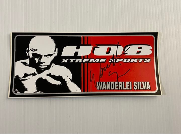 ヴァンダレイ・シウバ  プライド  直筆サイン入りステッカー