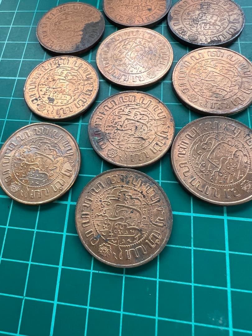 外国　蘭領東インド銅貨　10枚まとめロット