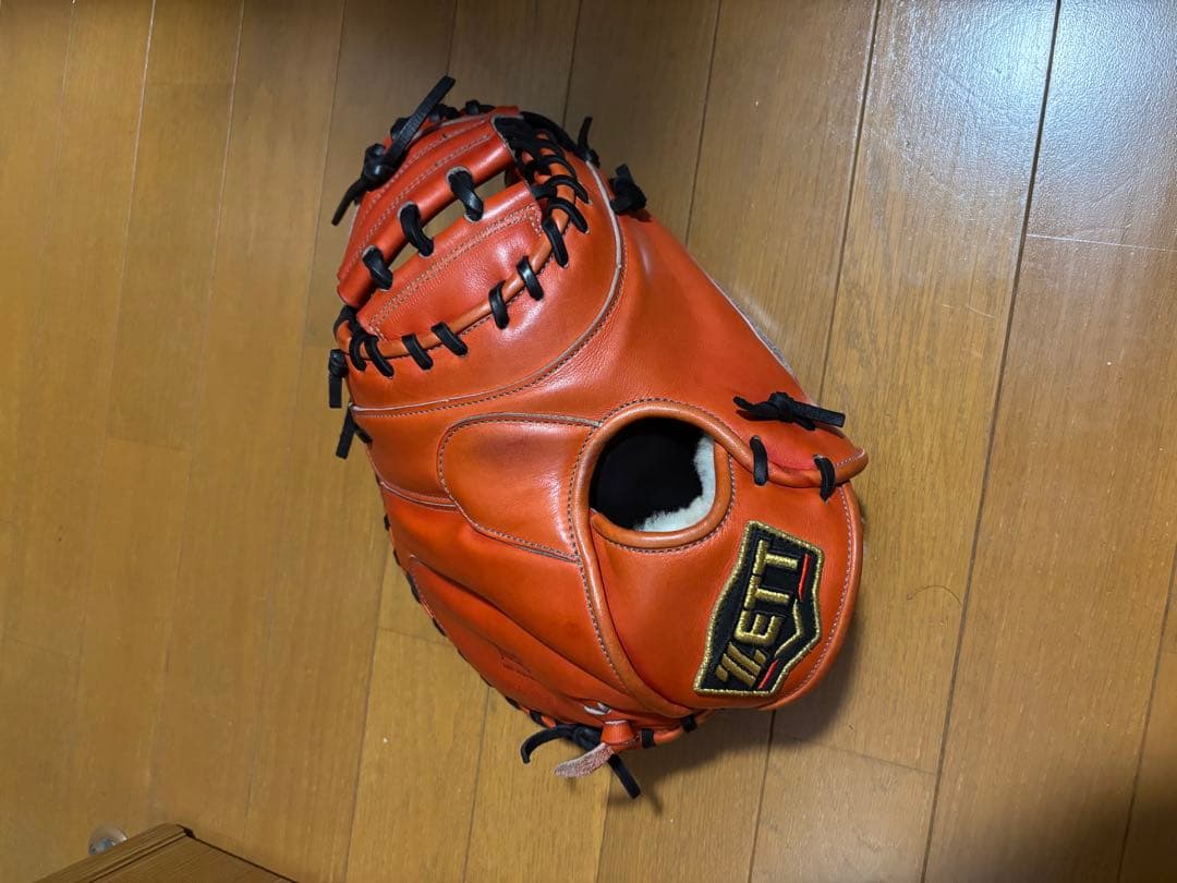 ZETTプロステータス 硬式 キャッチャーミット フルオーダー キップ 中村悠平