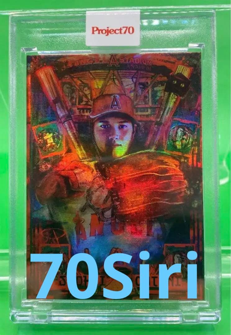 大谷翔平をAndrewThiele が描いたToppsProject70カード