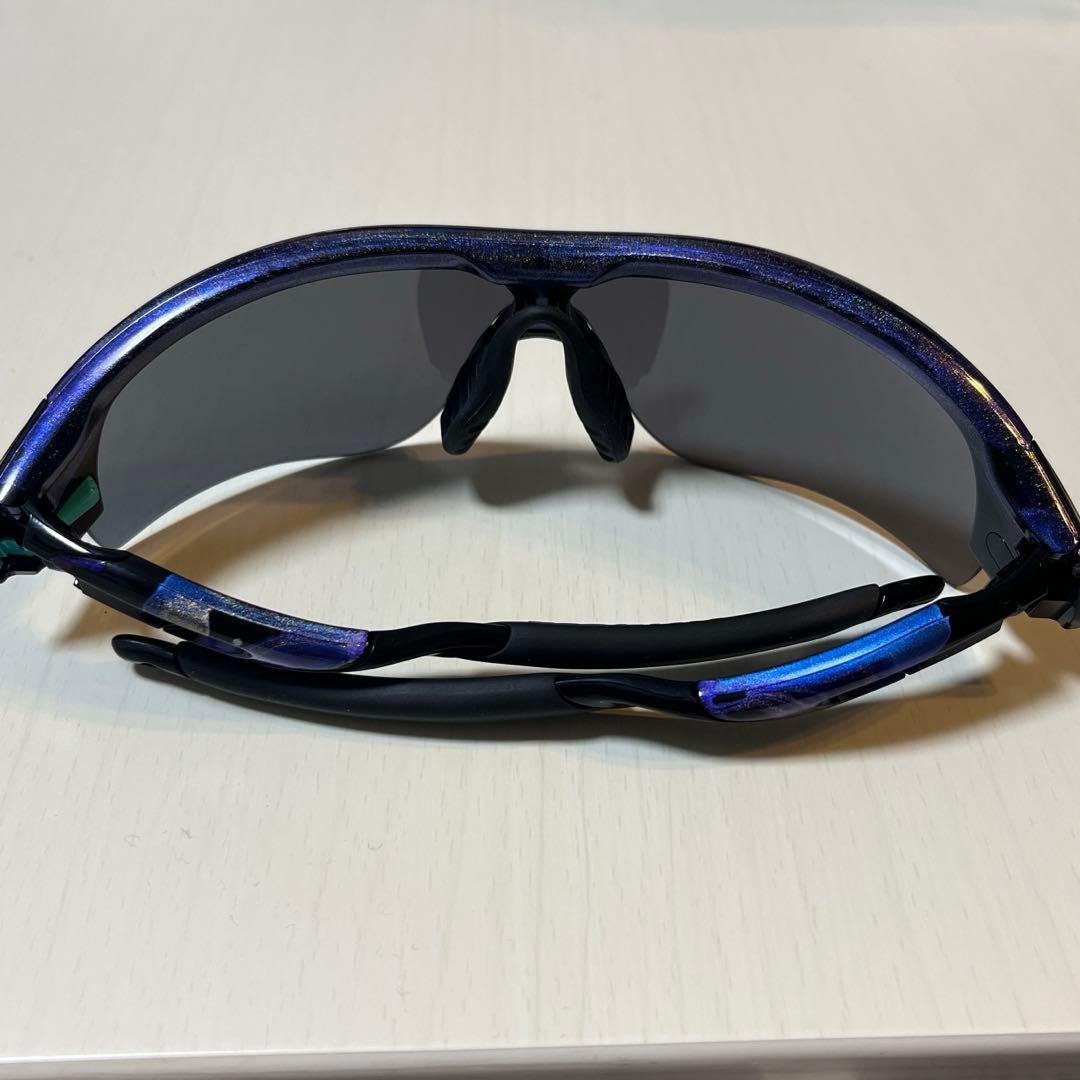 Oakley スポーツサングラス ブラック/ブルー