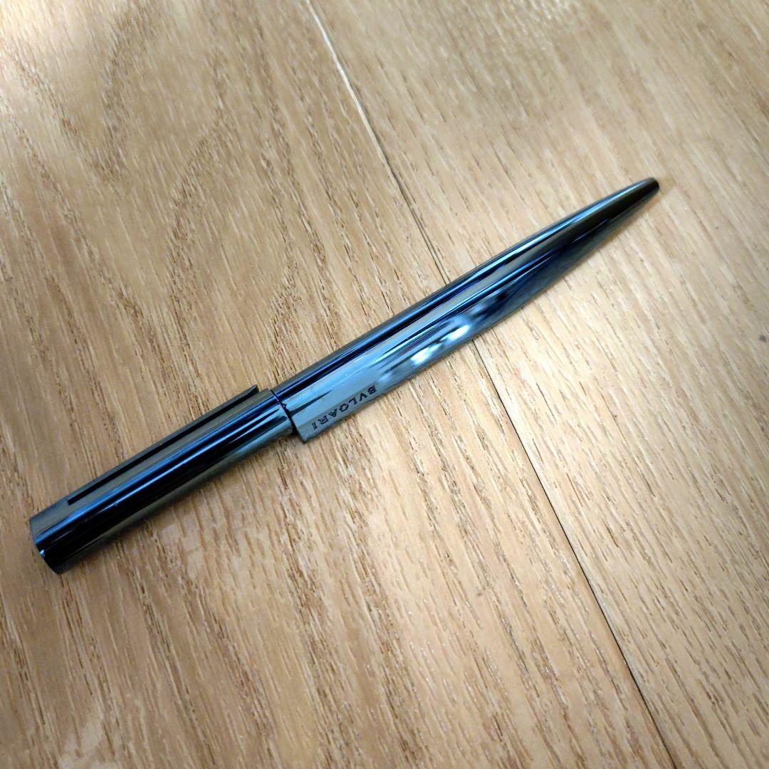 BVLGARI　メタリックブルー　ボールペン