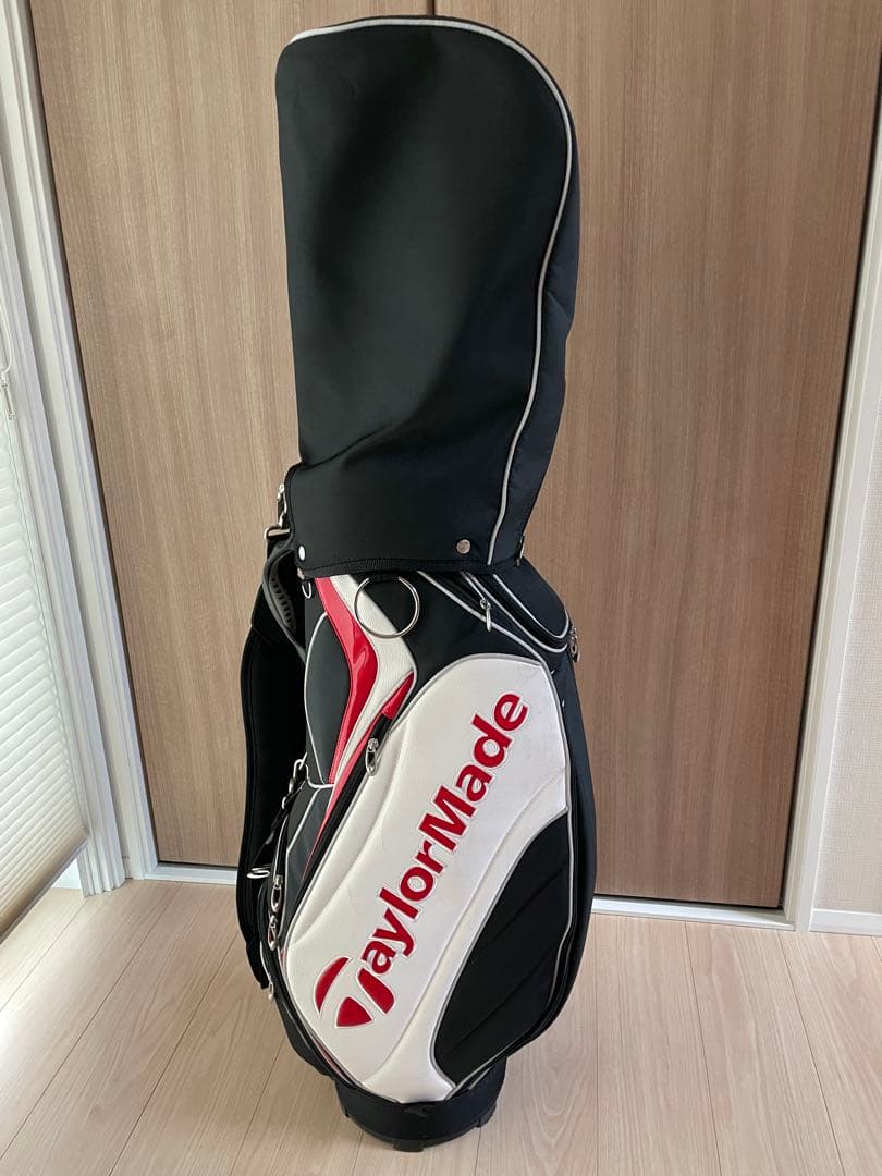 TaylorMade キャディバッグ ホワイト/ブラック/レッド