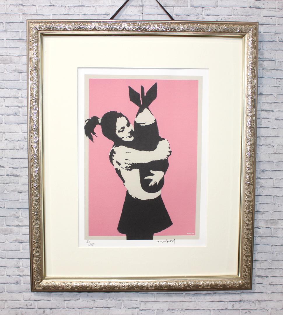 バンクシー Banksy Bomb Love エスタンプ リトグラフ