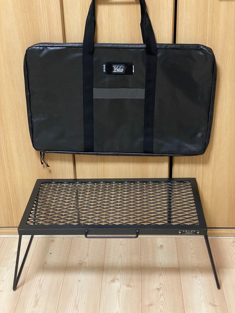 【美品】サンゾー工務店 アイアンテーブル ケース ワッペン ロダン